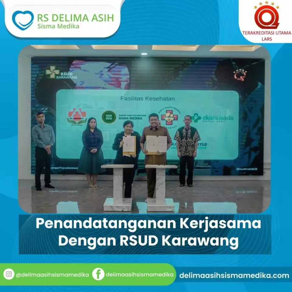 Penandatanganan Kerjasama Dengan Rsud Karawang Rumah Sakit Delima