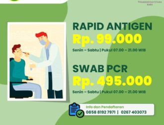 Harga Terbaru Rapid Antigen & Swab PCR