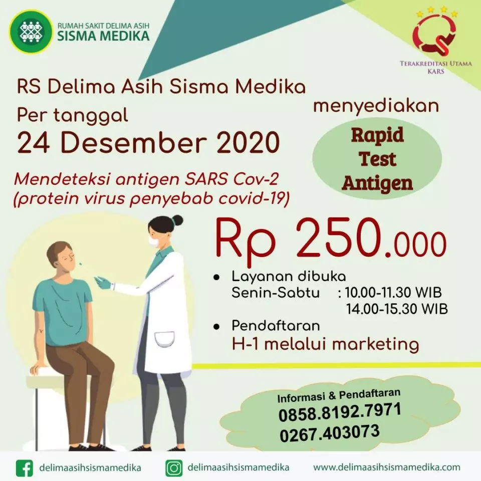 Layanan Rapid Test Antigen