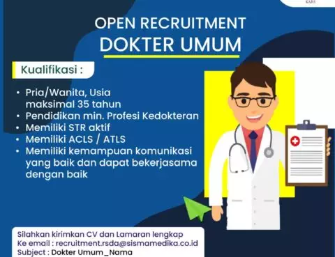 Lowongan Pekerjaan Dokter Umum