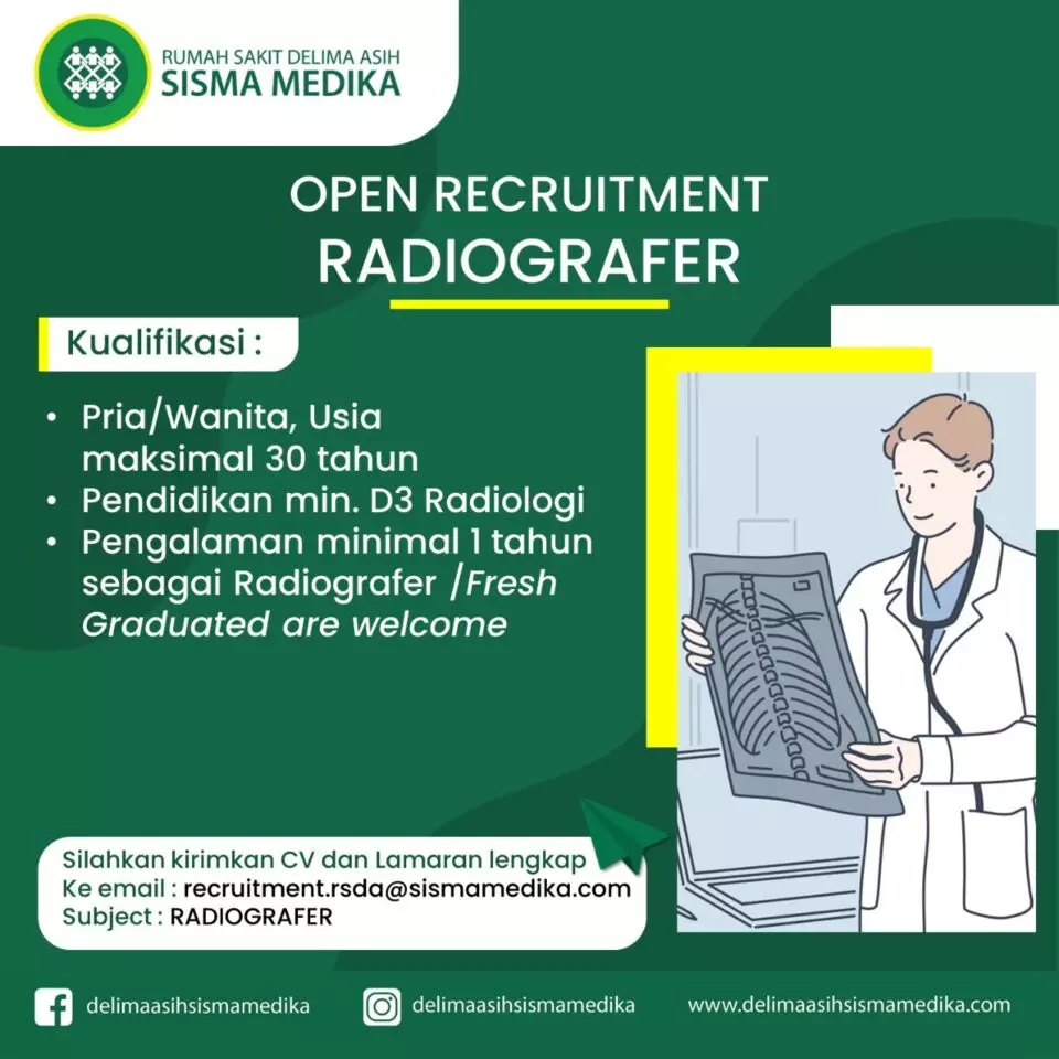 Lowongan Pekerjaan Radiografer