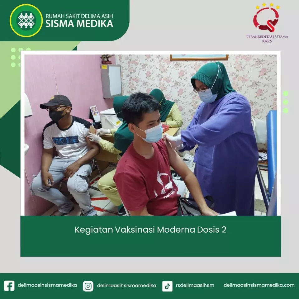 Kegiatan Vaksinasi Covid-19 Moderna Dosis 2