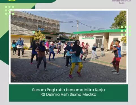 Senam Pagi rutin bersama Mitra Kerja