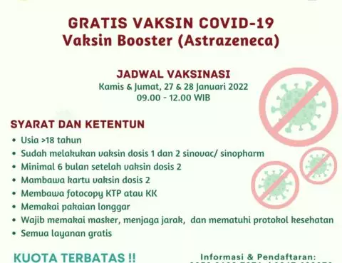 Layananan Vaksinasi Booster Astrazeneca