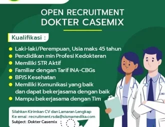 Lowongan Kerja Dokter Casemix
