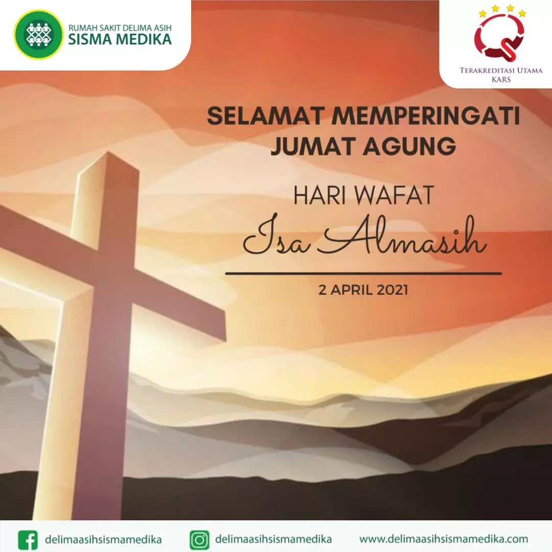 Selamat Memperingati Jumat Agung - RS Delima Asih Sisma Medika